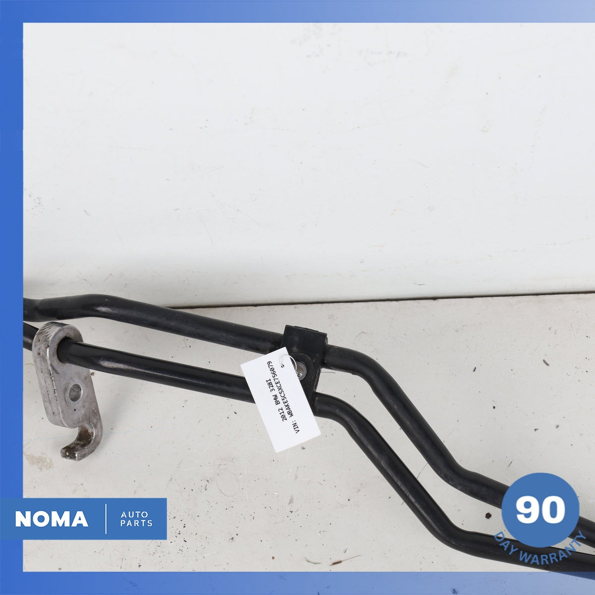 07-13 BMW E93 328i 128i Automatic Transmission Oil Cooler Pipe Line Set OEM 75k - photo 11