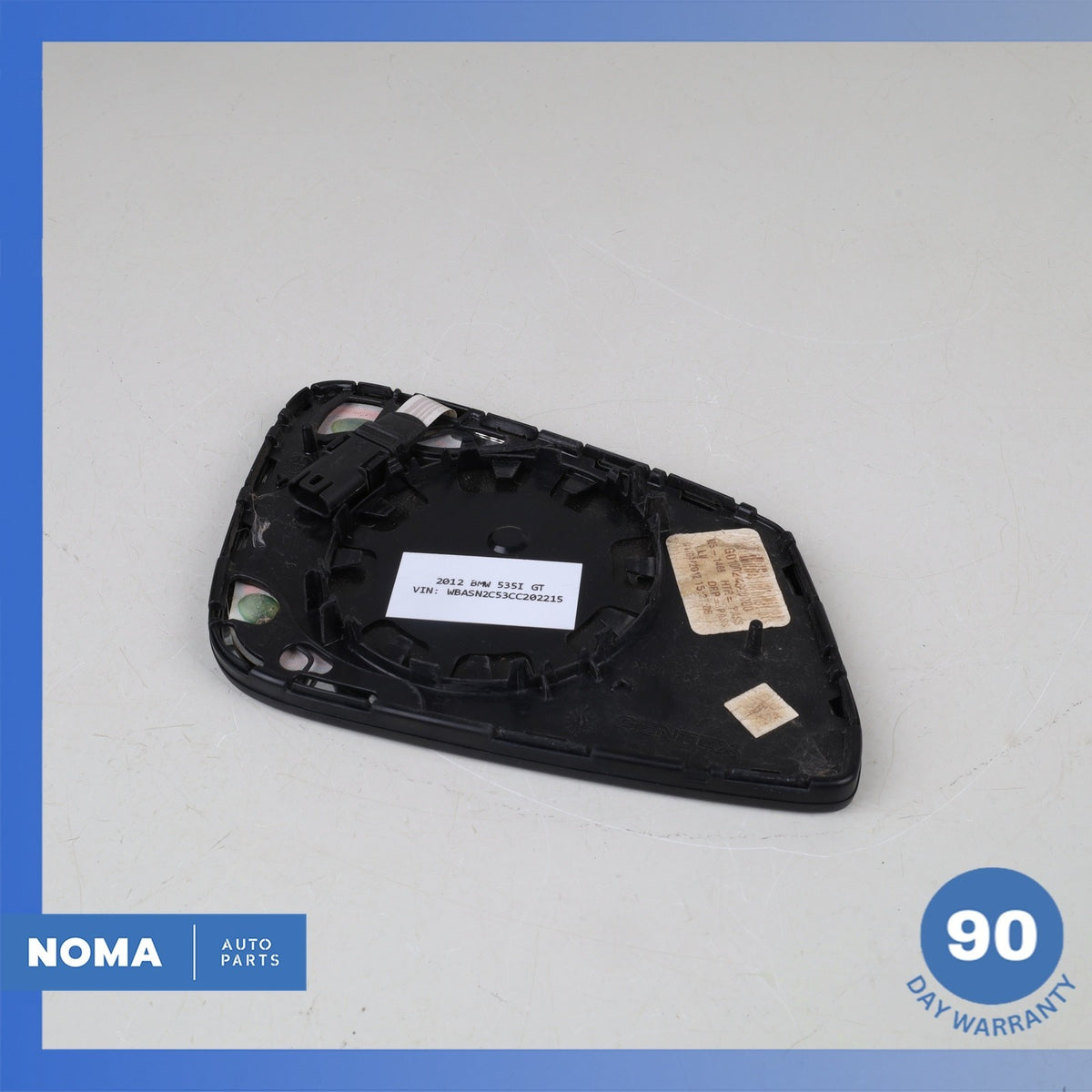 BMW F07 535i 550i GT Left Driver Door Side Rear View Mirror Glass 7228611 OEM - photo 5