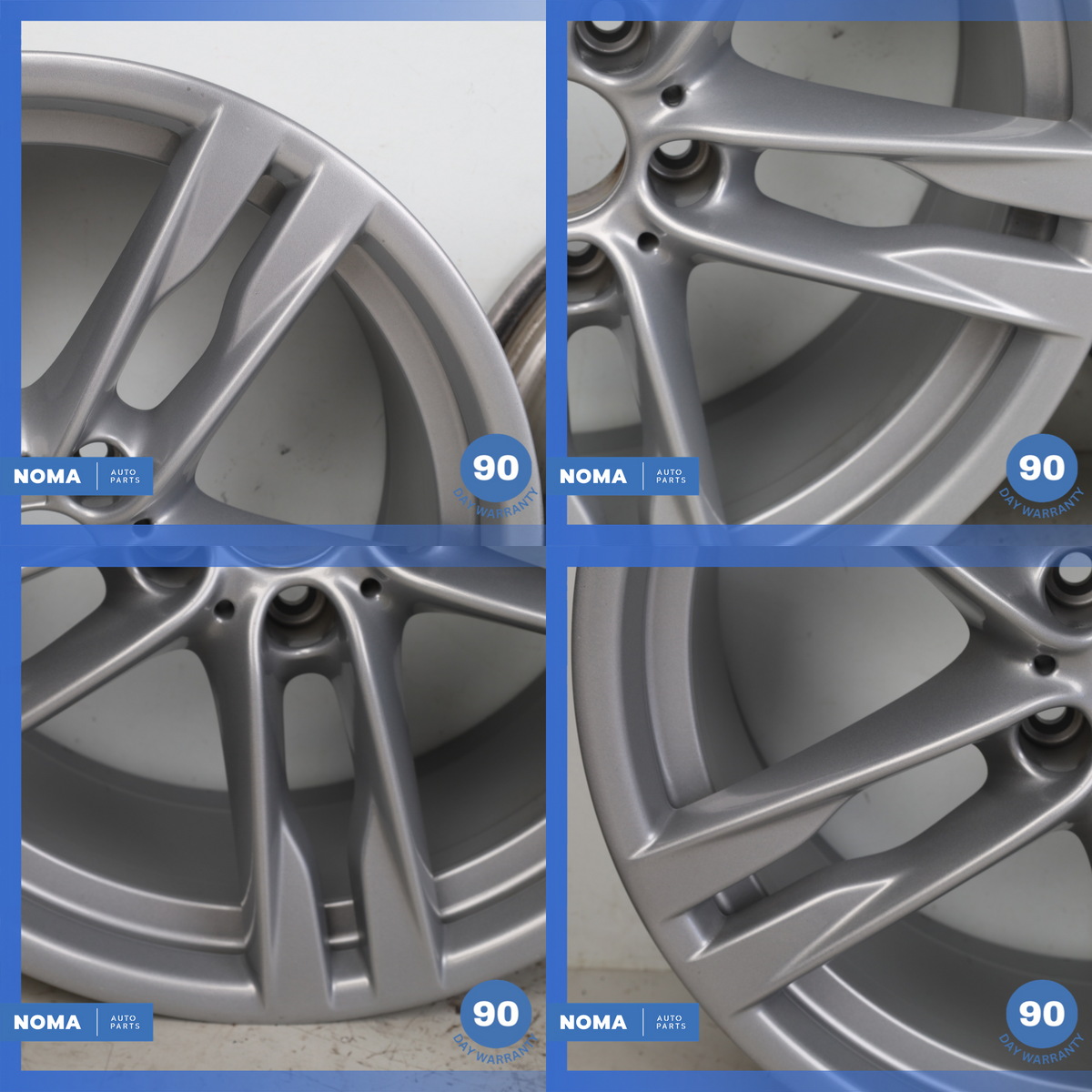 BMW F13 650i 8.5 / 9 x R20 20" Style 373 Wheel Rim Set Staggered Refurbished - photo 12