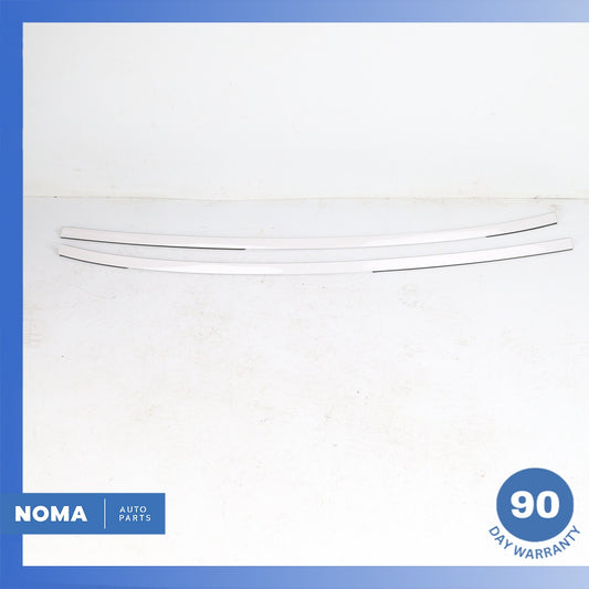 12-18 BMW F13 650i 640i Coupe Left & Right Roof Rail Molding Set White OEM - photo 1
