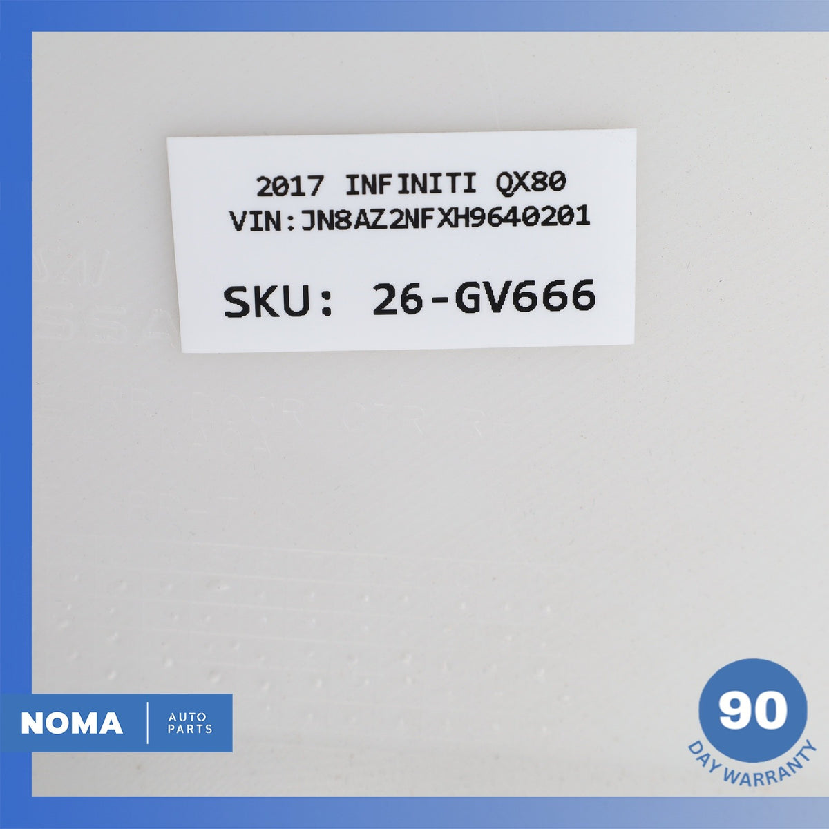 15-17 Infiniti Z62 QX80 Rear Right Side Interior Door Panel Trim 829005ZA0B OEM - photo 20