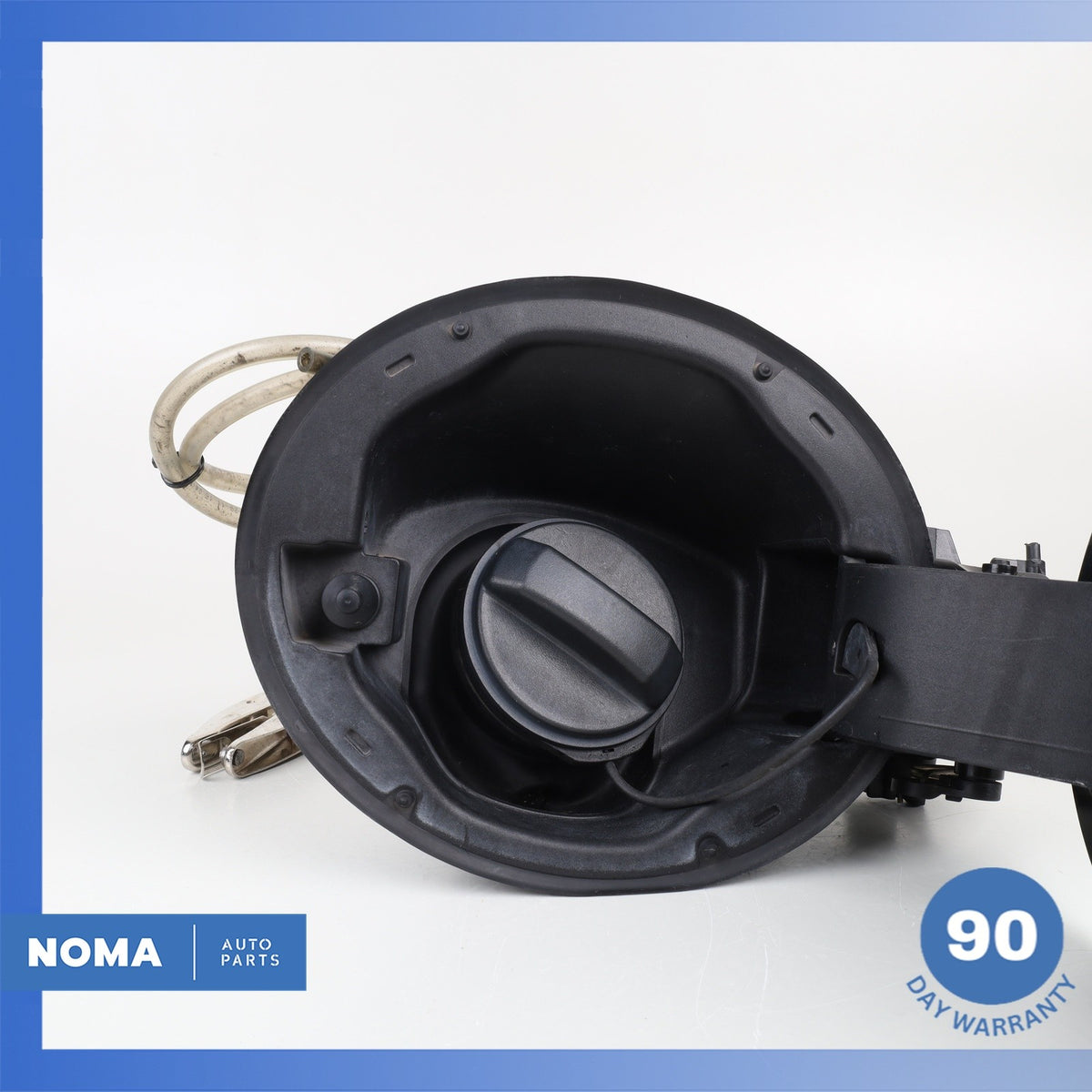 16-23 Jaguar X260 XF Rear Fuel Gas Filler Housing Flap w/ Cap Black OEM - photo 10