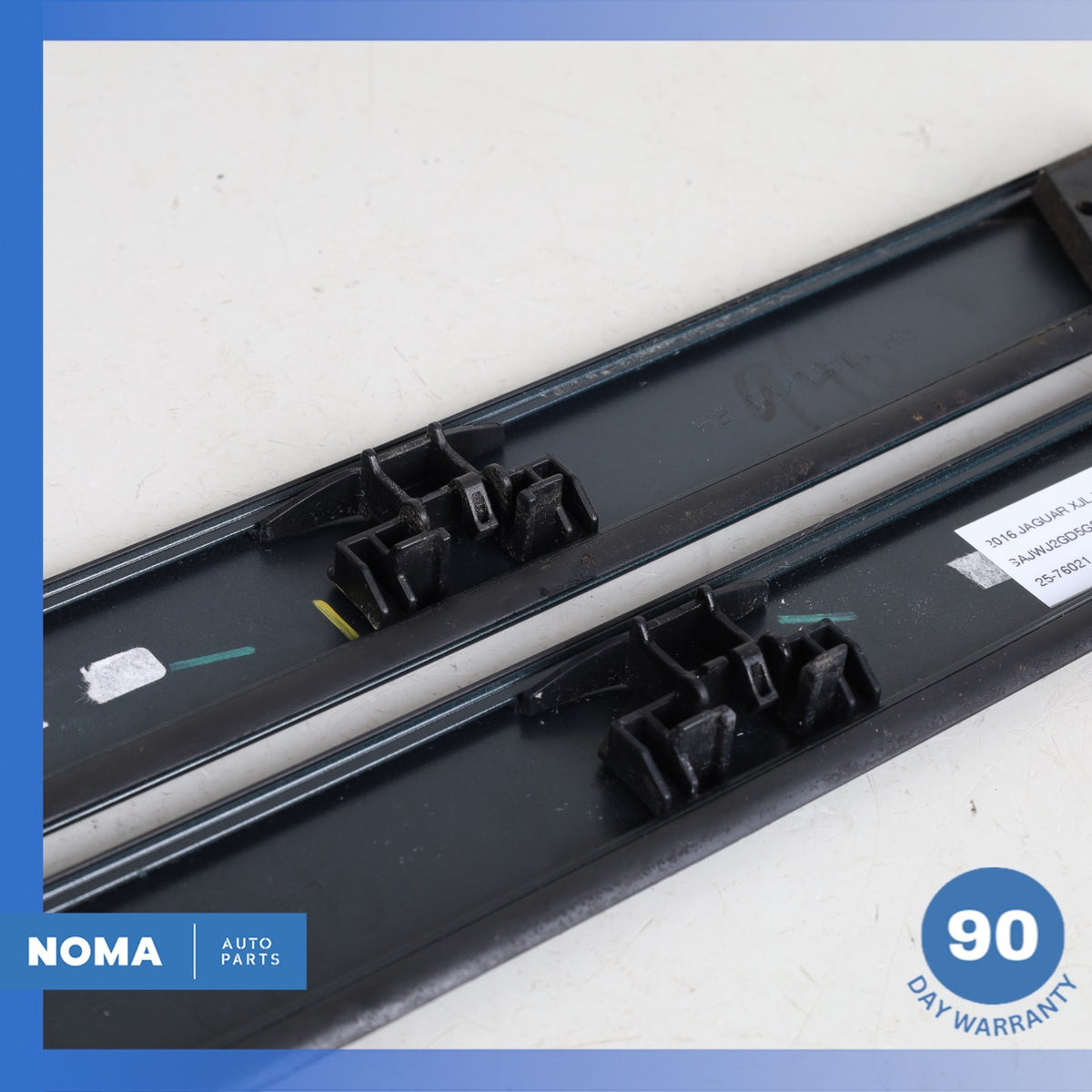 10-19 Jaguar X351 XJ Rear Left & Right Exterior Roof C-Pillar Molding Set OEM - photo 7