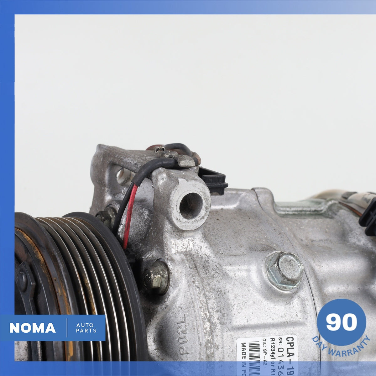 10-23 Jaguar X760 XE LR4 AC Air Conditioning Compressor Clutch OEM - photo 4