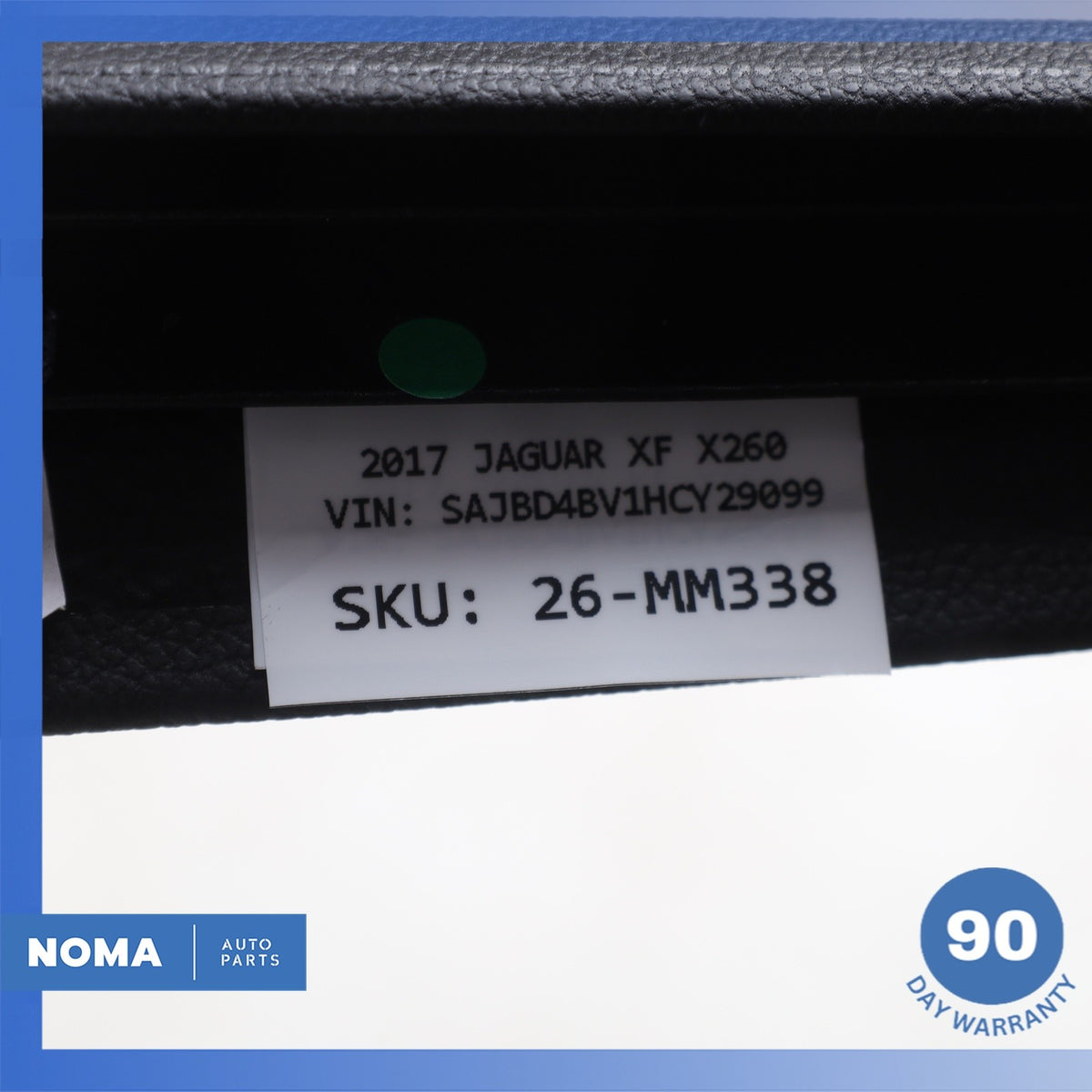 16-20 Jaguar X260 XF Dashboard Cover Panel Trim Set Black OEM - photo 13