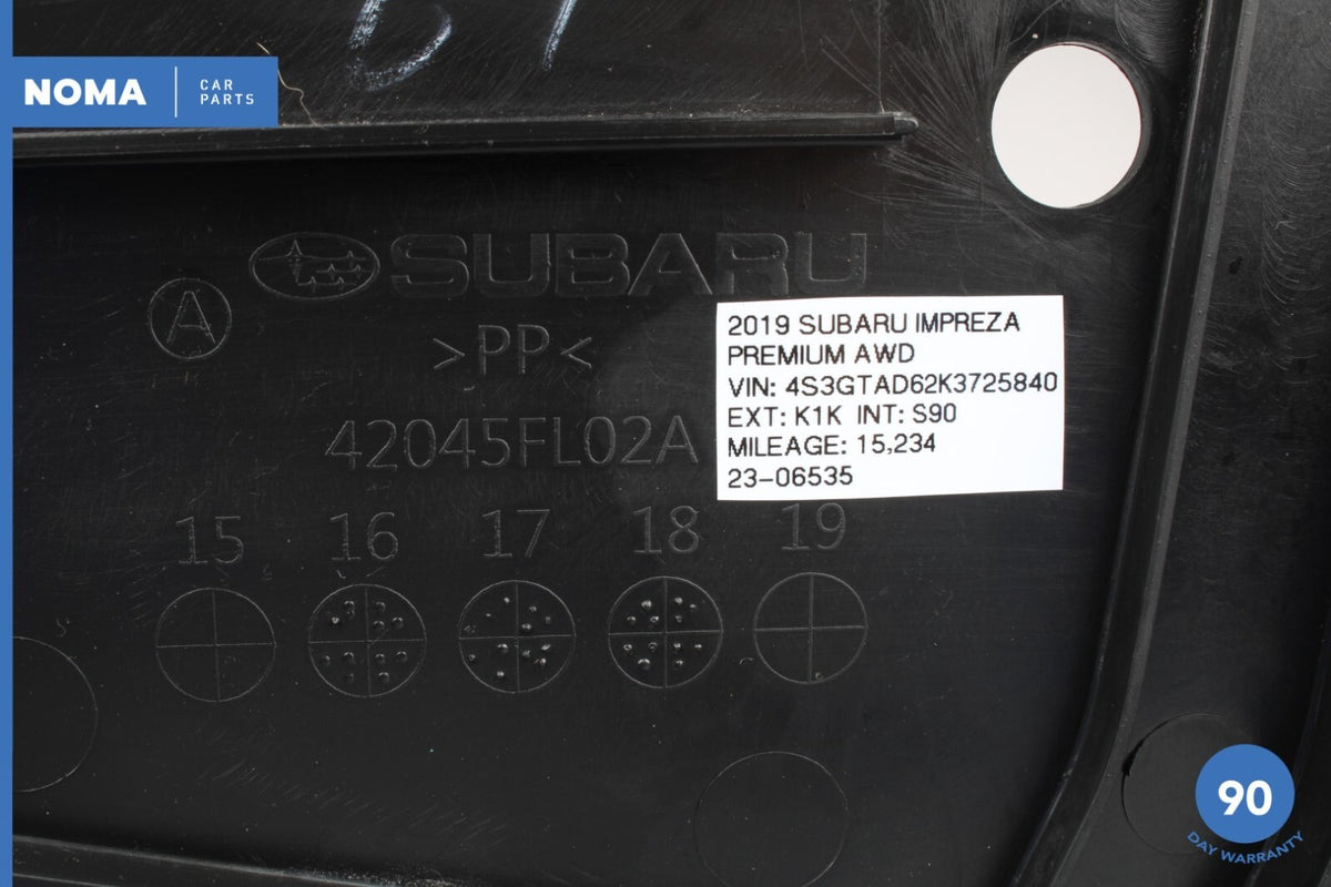 17-21 Subaru Impreza GT Right Side Fuel Tank Splash Shield Guar Cover OEM - photo 10