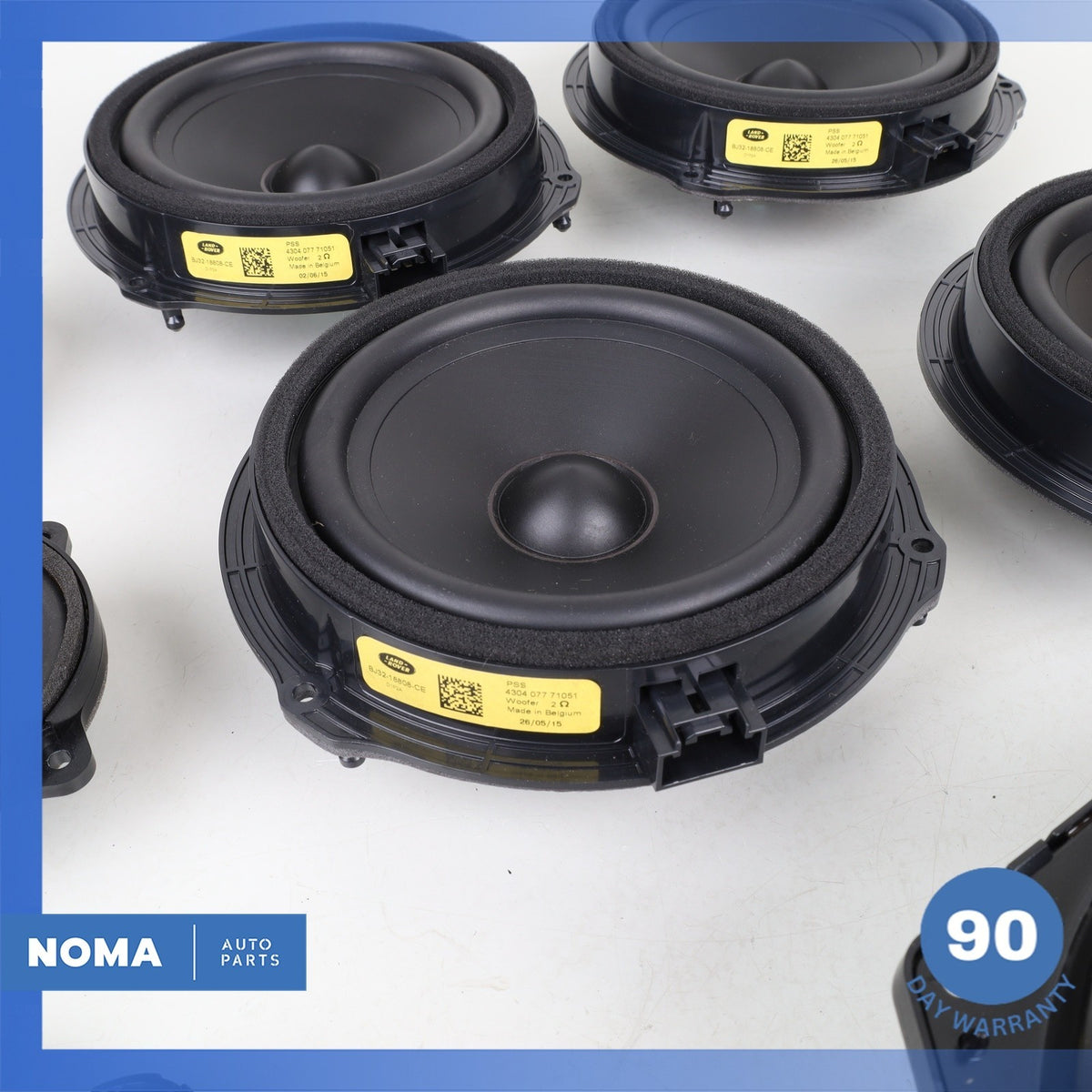 12-19 Range Rover Evoque L538 L550 Front & Rear Hi-Line 600W Speaker Set OEM - photo 9
