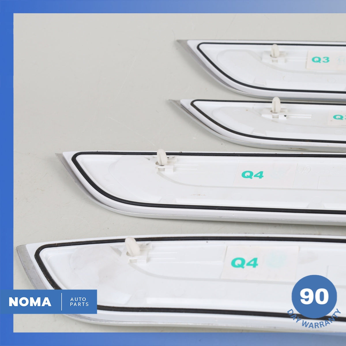 BMW G12 740i M-Sport Front & Rear Door Entry Illuminated Step Sill Panel Set OEM - photo 11