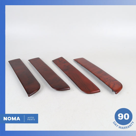10-12 Range Rover L322 Front & Rear Door Panel Trim Set Wood OEM - photo 1