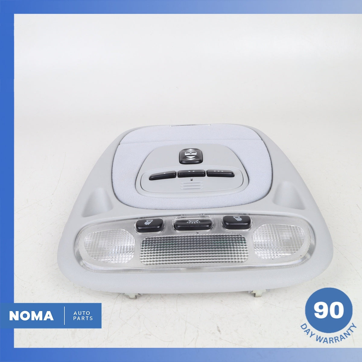 04-07 Jaguar X350 XJ8 XJR Front Overhead Dome Light Console Gray OEM 62k - photo 13