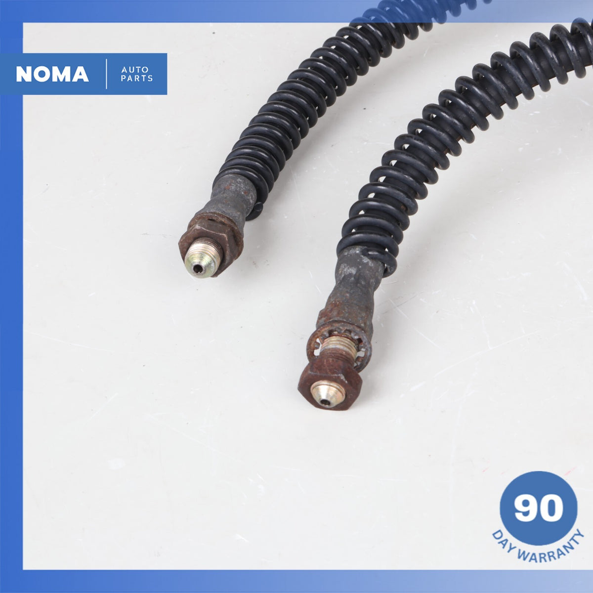 98-06 Jaguar X100 XK8 Front Left & Right Side Flexible Brake Line Set of 2 OEM - photo 9