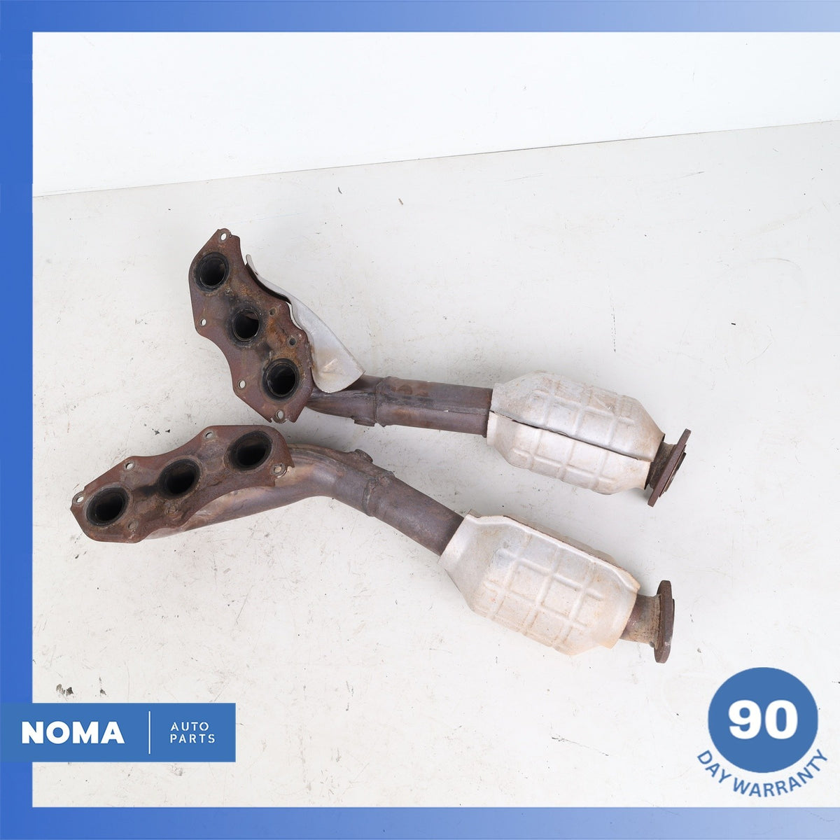 06-09 Lexus GSE20R IS250 2.5L RWD Left & Right Exhaust Manifold Downpipe Set OEM - photo 11