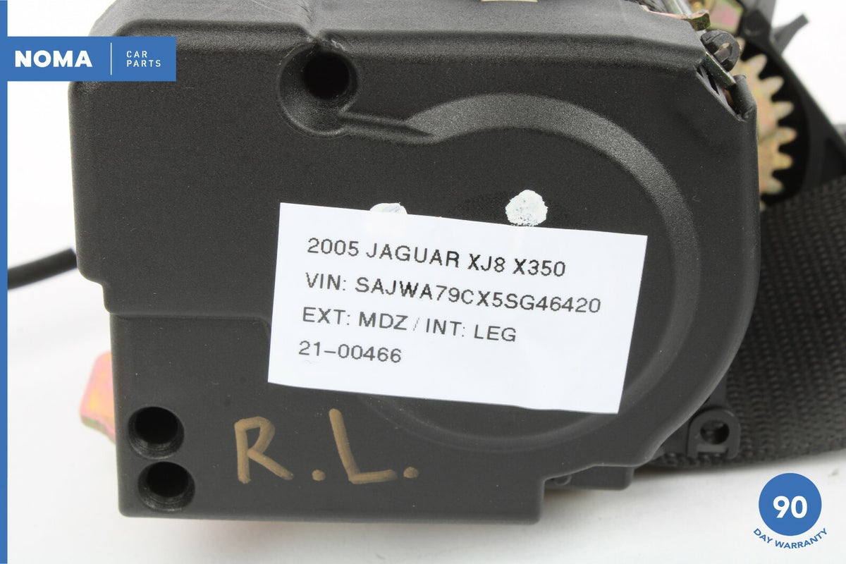 05-09 Jaguar XJ8 XJR Vanden Plas X350 Rear Left Side Seat Belt Retractor LEG OEM - photo 12