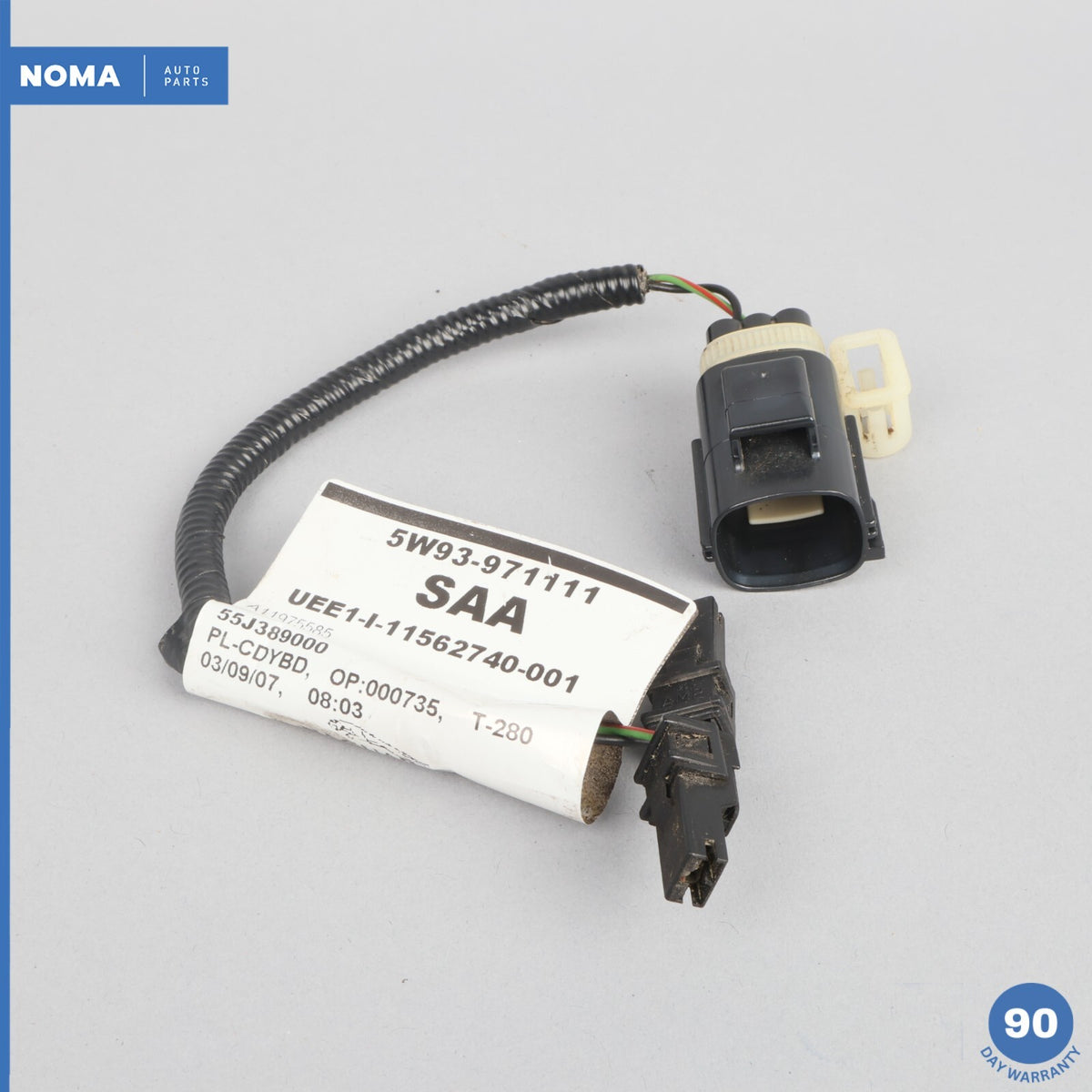07-09 Jaguar XK XKR X150 Alarm Security Horn Wire Harness 5W93971111SAA OEM - photo 1