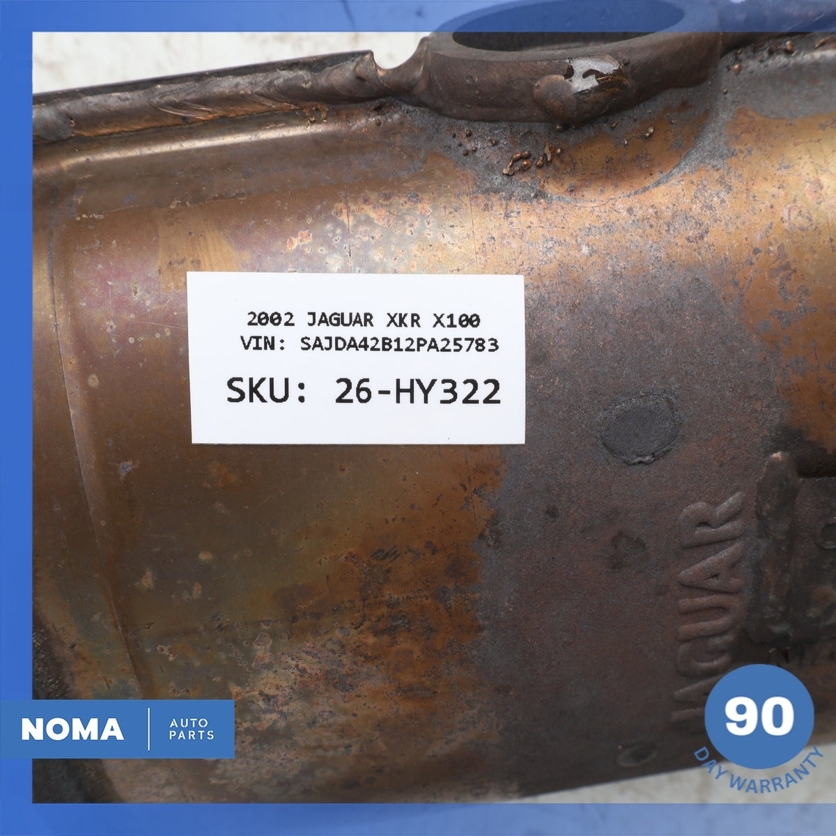 00-03 Jaguar X100 XKR XJR 4.0 S/C Left & Right Side Exhaust Downpipe Set OEM - photo 20