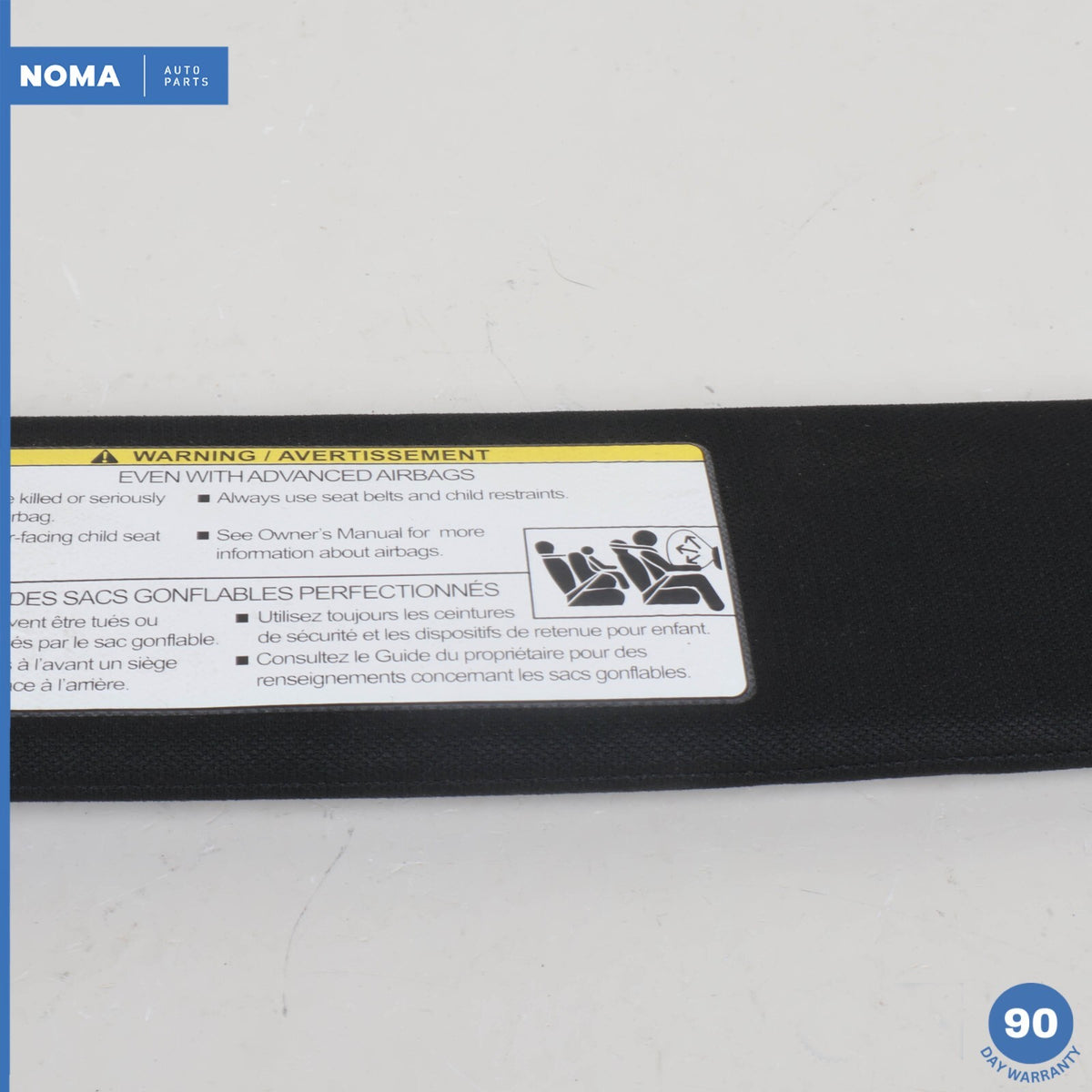 14-24 Jaguar X152 F-Type Right Passenger Sunvisor Sun Visor Shade Black OEM 68k - photo 12
