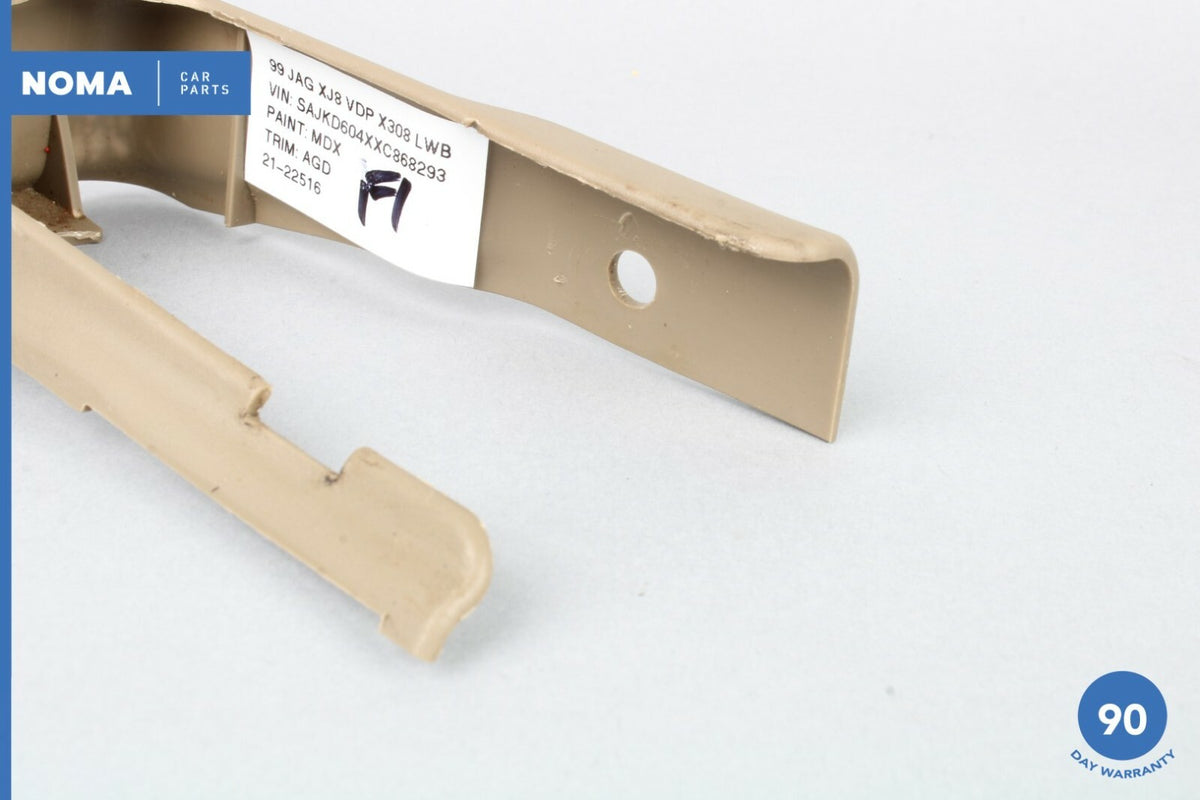 98-03 Jaguar XJ8 XJR VDP X308 Front Left Side Seat Rail Catch Cover Trim AGD OEM - photo 6