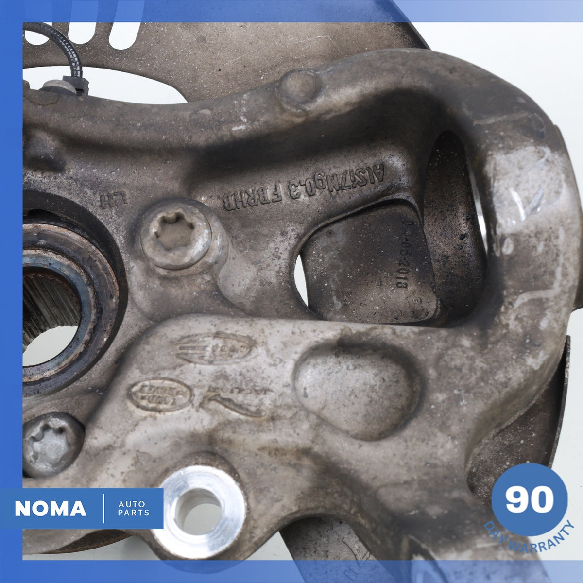 17-21 LR Range Rover L560 Velar Front Left Spindle Knuckle Hub w/ Shield OEM - photo 10