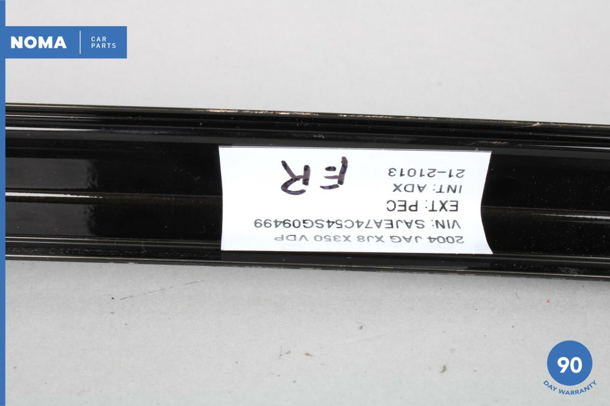 04-09 Jaguar XJ8 VDP X350 X358 Front Right Side Door Top Exterior Molding OEM - photo 10