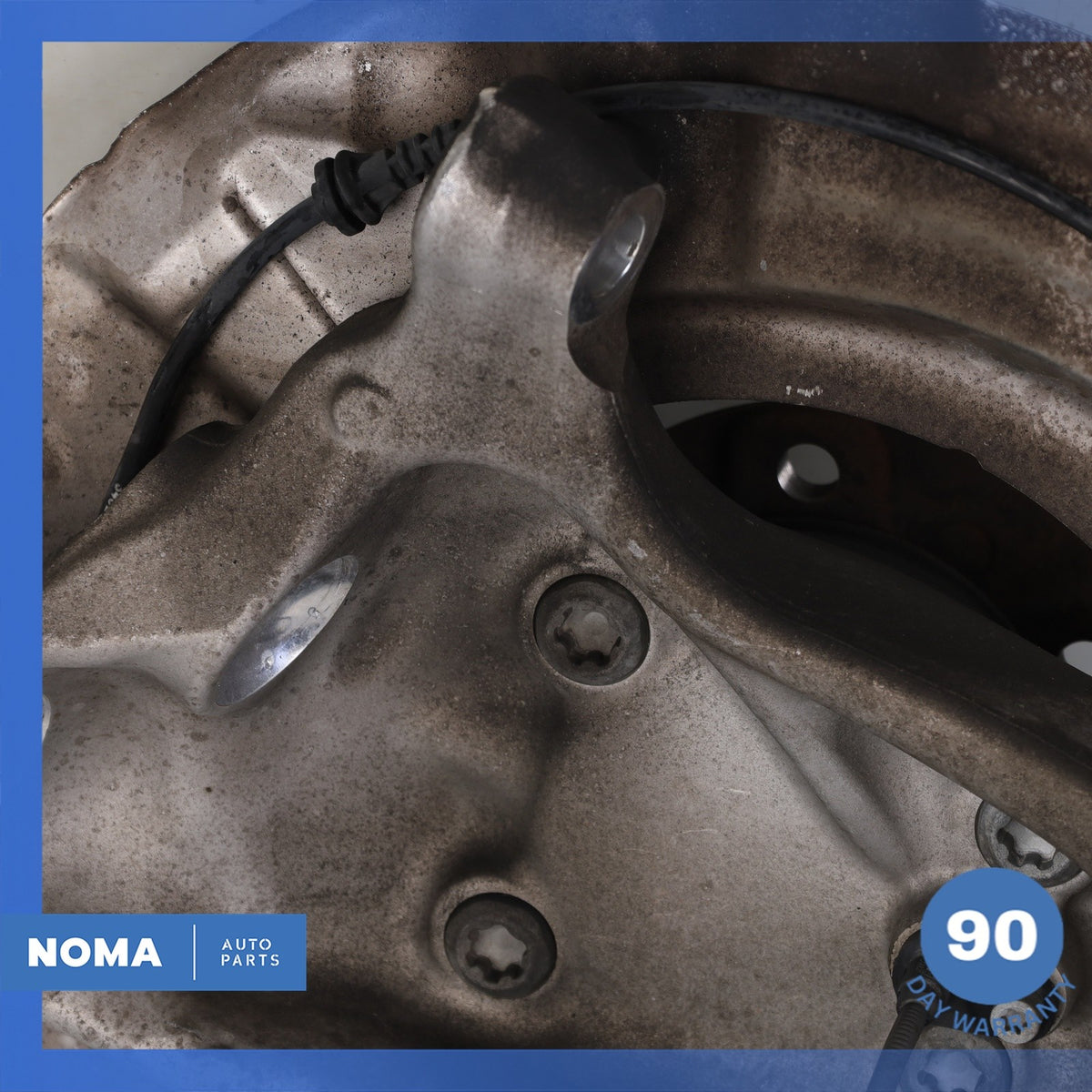 11-16 BMW F10 550i 640i Front Right Passenger Spindle Knuckle Hub w/ Shield OEM - photo 11