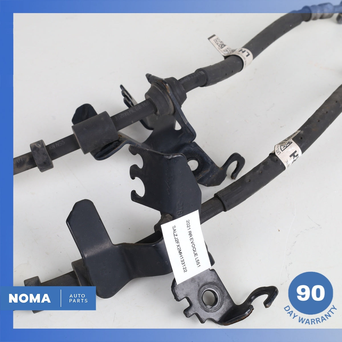 2021 Range Rover Evoque L551 Front Left & Right Brake Hydraulic Hose Set OEM - photo 4