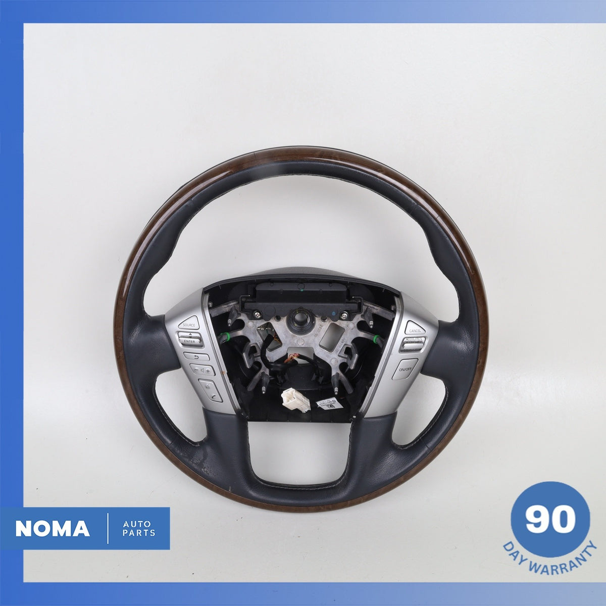 15-17 Infiniti Z62 QX80 Steering Wheel Wood 484305ZA0A OEM 82k - photo 2