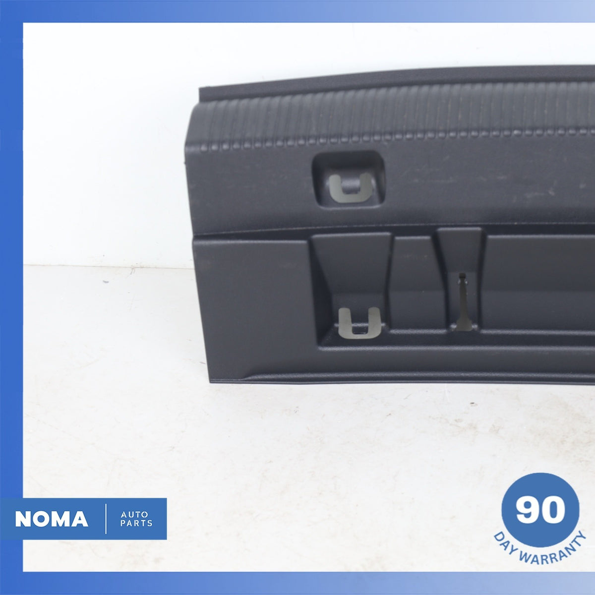 15-18 Audi 8U Q3 Trunk Boot Entry Sill Scuff Cover Panel Black OEM - photo 4