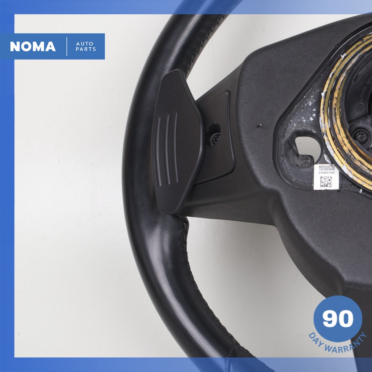 14-20 Jaguar X152 F-Type Steering Wheel w/ Paddle Shifters Black OEM 60k - photo 20