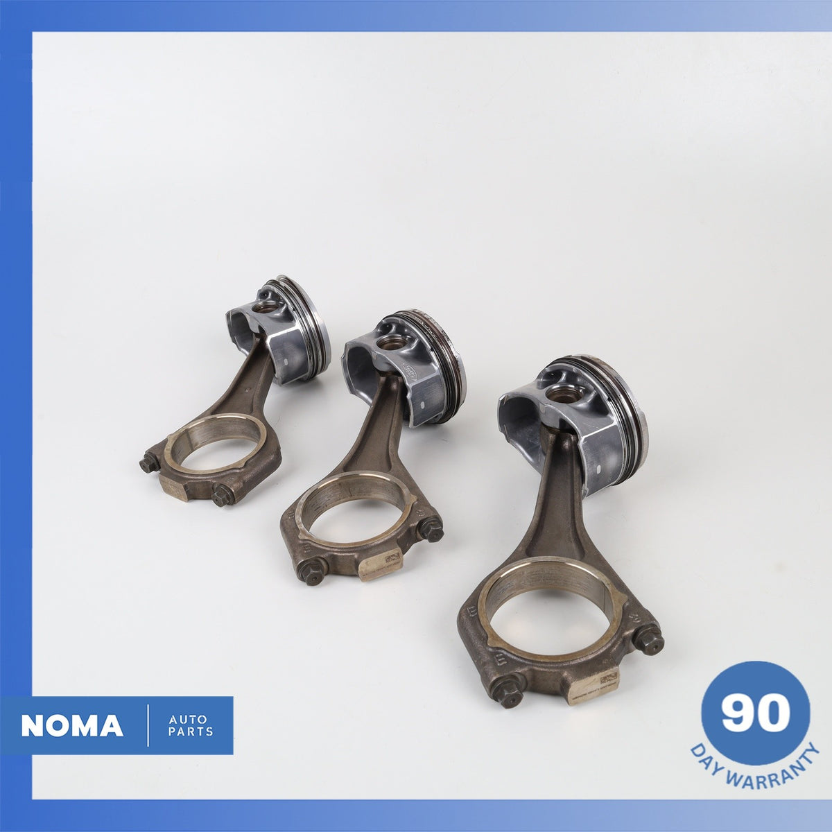 13-21 Jaguar X351 XJ XF RR L494 3.0L AJ126S Engine Piston Connecting Rod Set OEM - photo 2