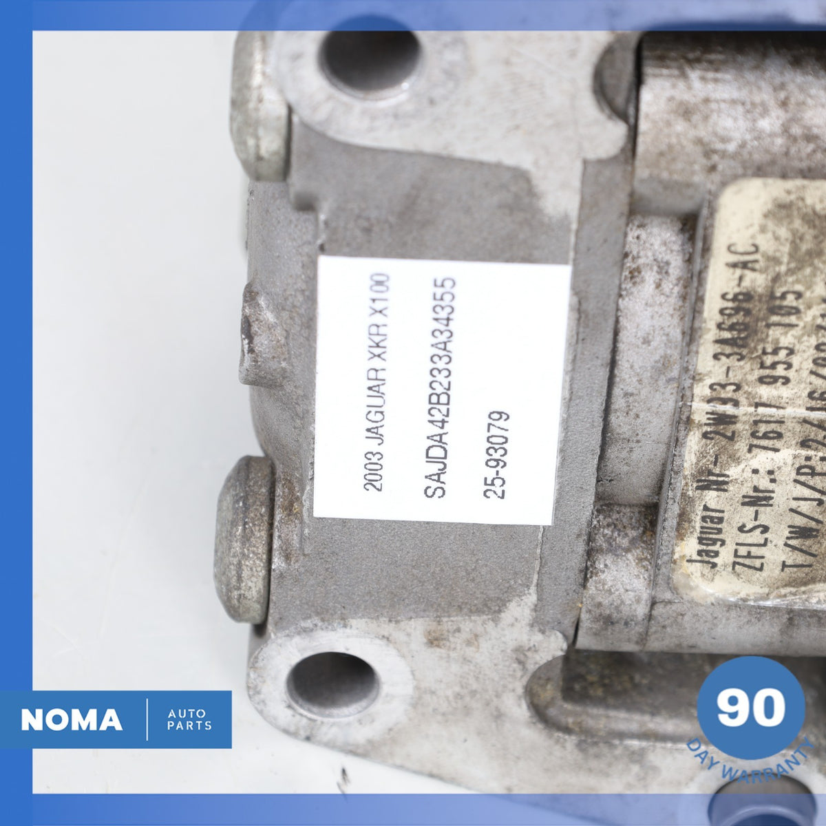 03-10 Jaguar X100 XKR XJ8 XF XJ8 Power Steering Pump Assembly 2W933A696AC OEM - photo 11