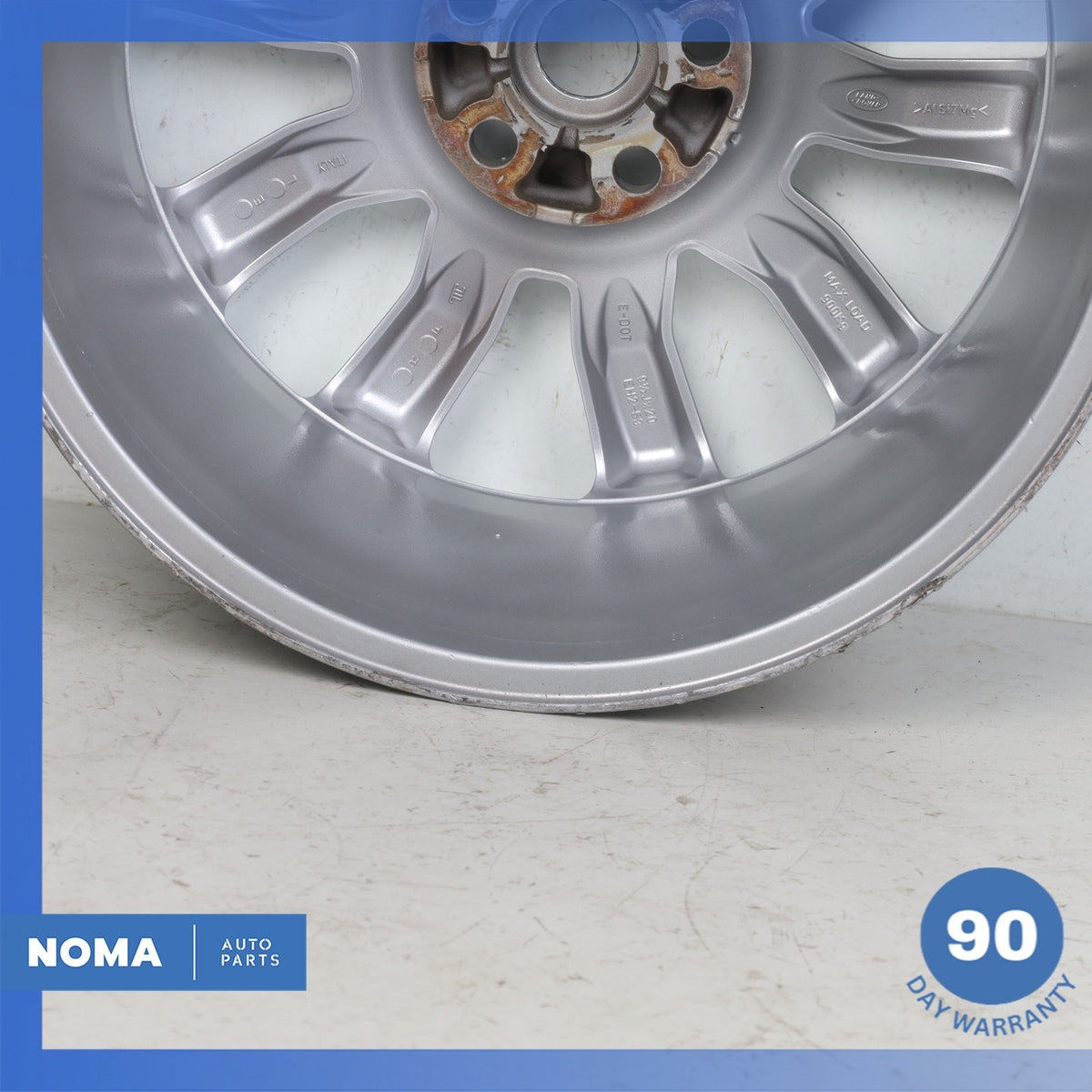06-09 LR Range Rover Sport L320 Silver Sparkle 9.5 x R20 20" Wheel Rim OEM - photo 12