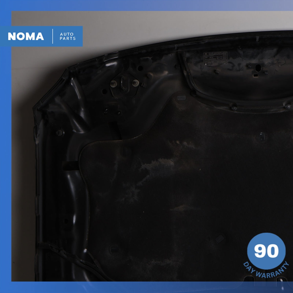 16-23 Jaguar X260 XF Hood Bonnet Cover Panel Assembly Santorini Black OEM - photo 15