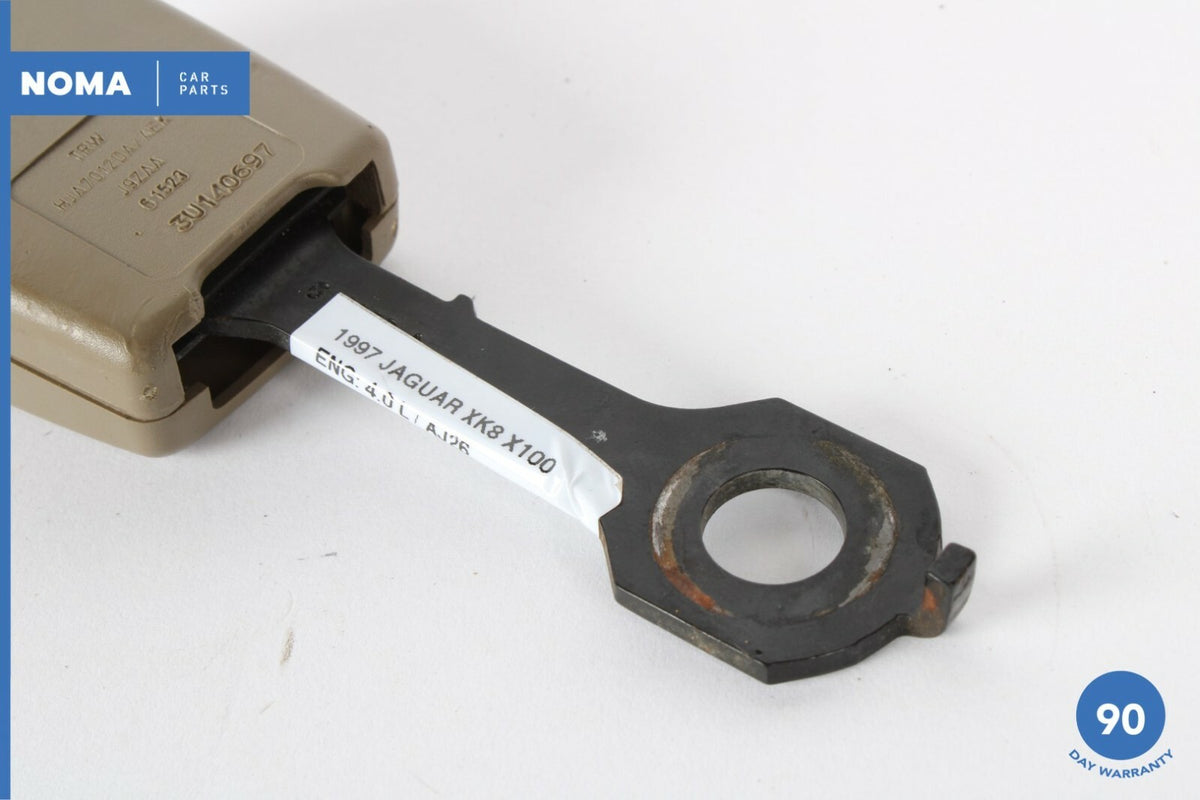97-99 Jaguar XK8 X100 Front Right Passenger Side Seat Belt Buckle Sable AEK OEM - photo 7