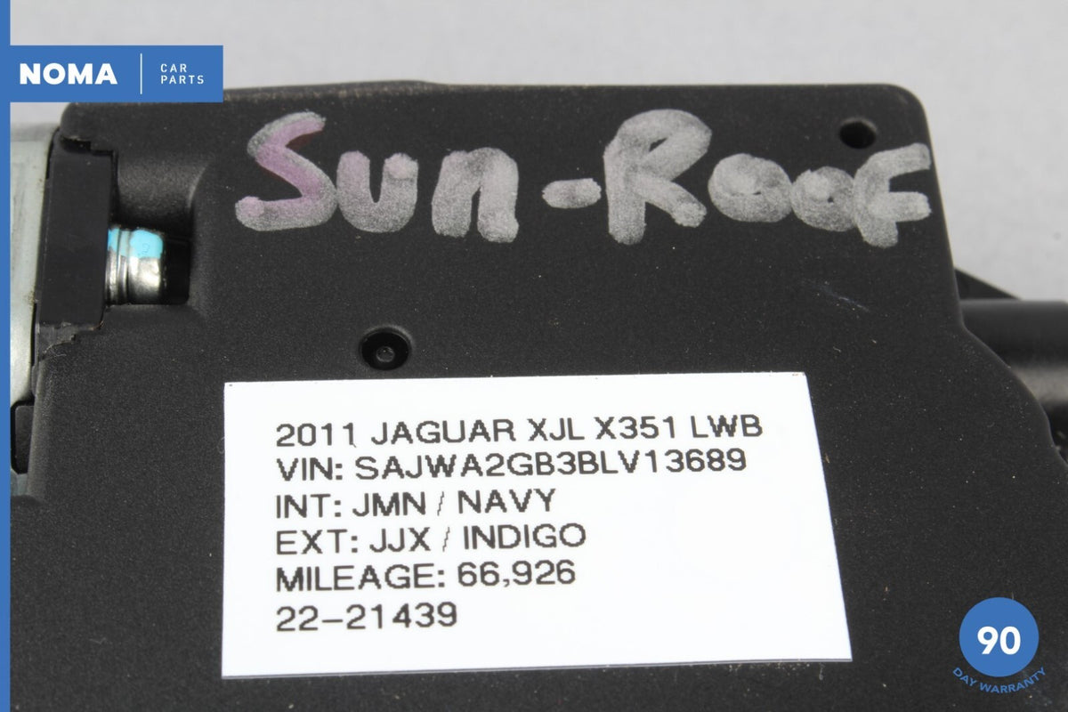 10-12 Jaguar XJL X351 LWB Panoramic Sun Moon Roof Motor AW93F53508BC OEM - photo 8