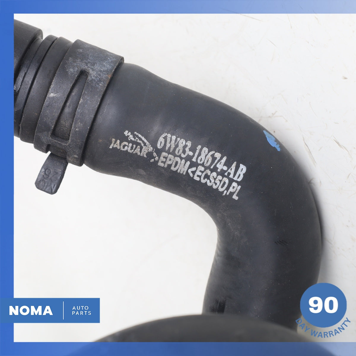 07-09 Jaguar X150 XK Engine Cooling Radiator Hose Pipe Tube Set 6W838K534AD OEM - photo 5