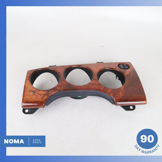 2000 Jaguar X100 XK8 Left Side Dash Instrument Cluster Bezel w/ Switch Wood OEM - photo 1