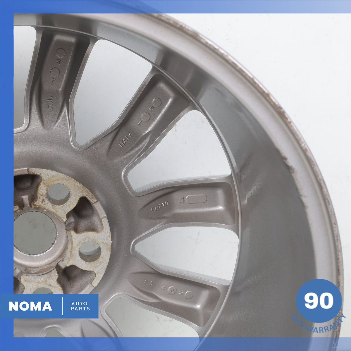 06-09 LR Range Rover Sport L320 Silver Sparkle 9.5 x R20 20" Wheel Rim OEM - photo 13