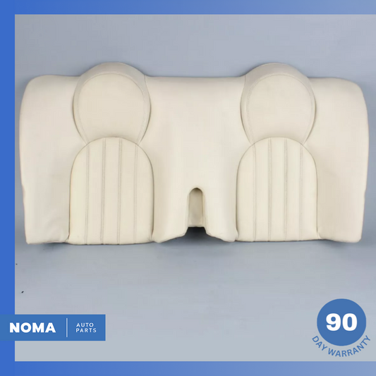 97-03 Jaguar XK8 XKR X100 Rear Seat Upper Top Cushion Ambla Leather Cream OEM - photo 1