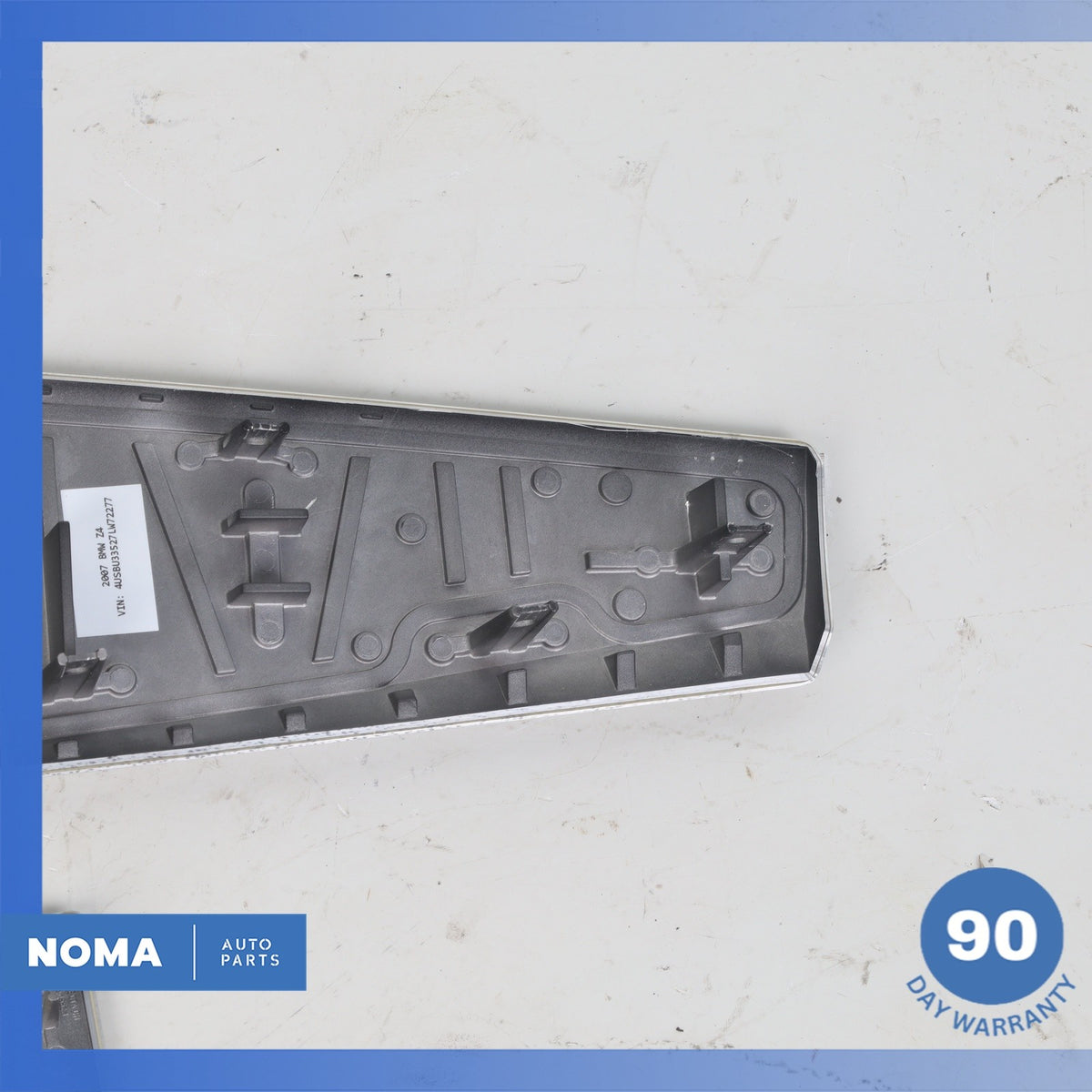 03-08 BMW E85 Z4 Dashboard Cover Panel Trim Set Aluminium OEM - photo 8