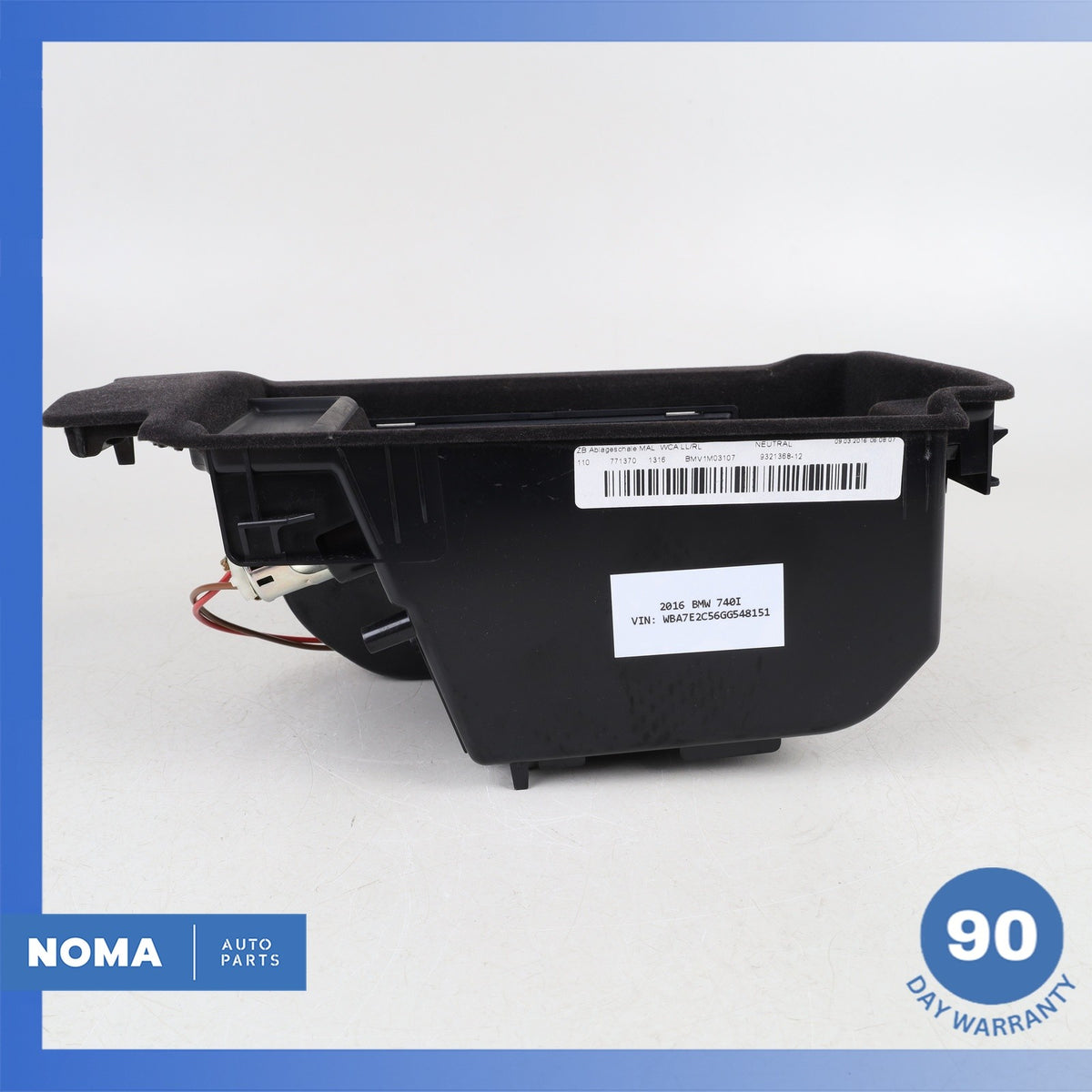 16-19 BMW G12 740i 750i Front Center Console Armrest Storage Tray OEM 76k - photo 6