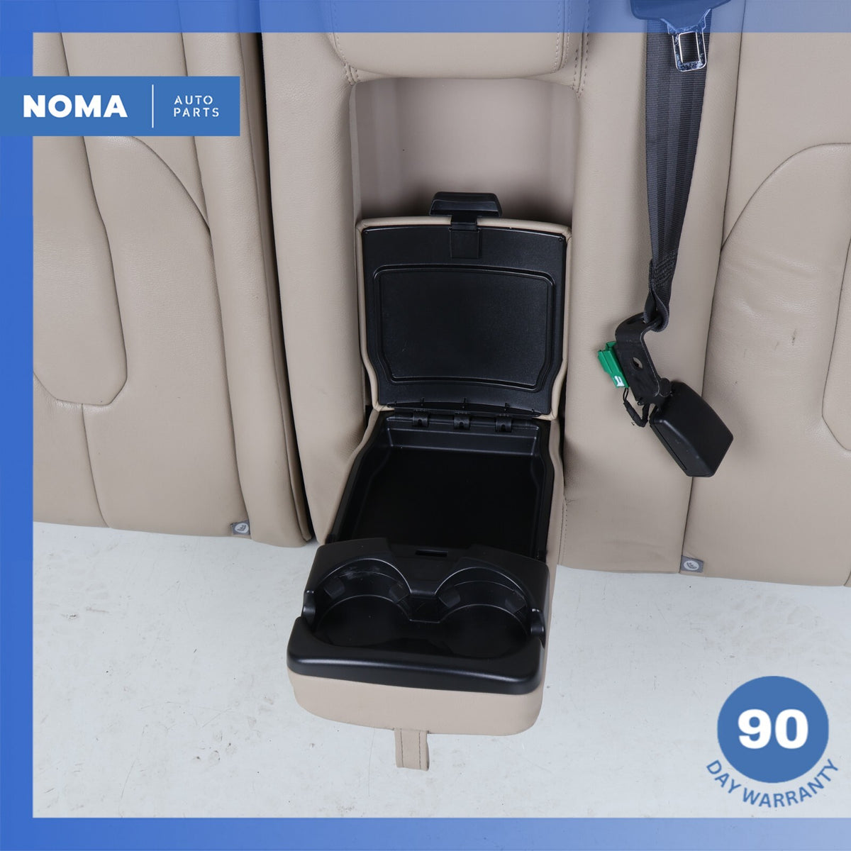 12-15 Range Rover Evoque L538 Rear Left & Right Upper Seat Cushion Set Beige OEM - photo 9