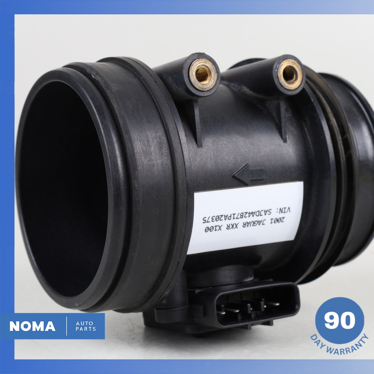 07-09 Jaguar X150 XK 4.2L N/A Intake MAF Mass Air Flow Sensor 6W839D621AA OEM - photo 3
