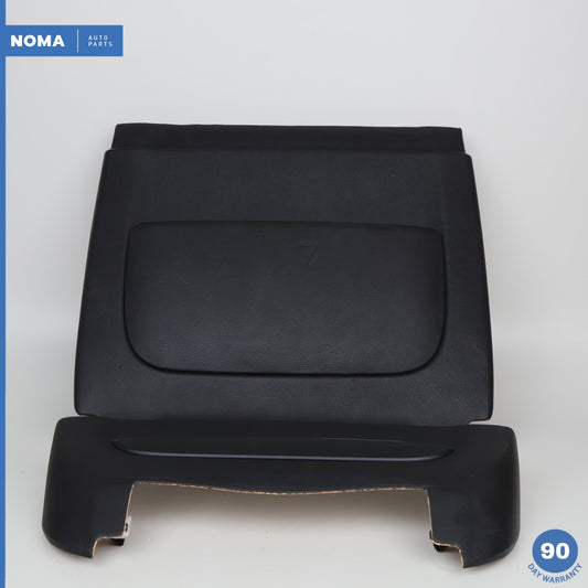 09-12 BMW 750LiX Alpina Front Driver or Passenger Seat Back Cover Trim Black OEM - photo 1