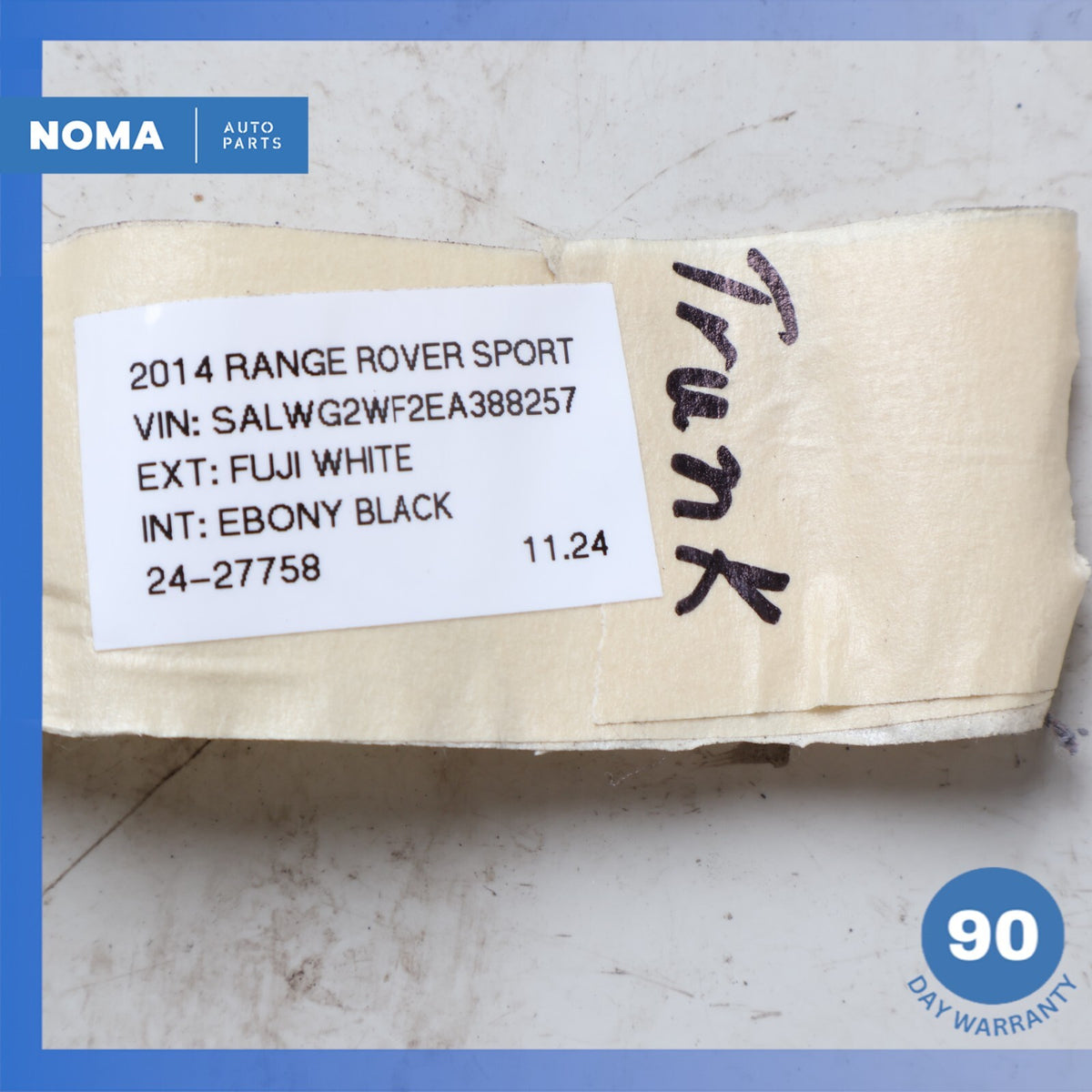 2014 LR Range Rover Sport L494 Rear Trunk Weatherstrip Seal DK6243712BD OEM - photo 17