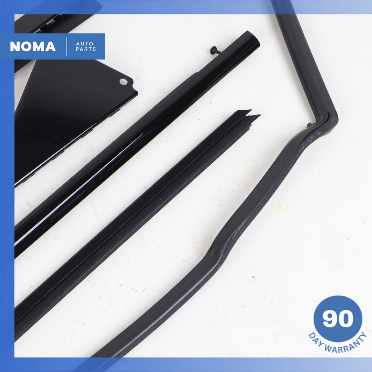 12-19 LR Range Rover Evoque L538 Rear Right Outer Door Window Molding Set OEM - photo 6