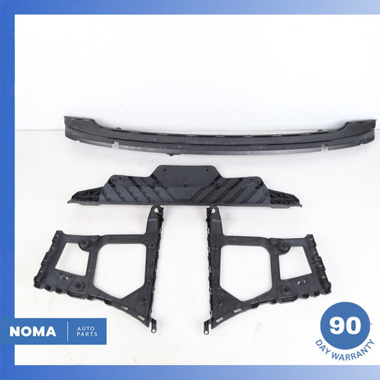 17-19 Audi 4M Q7 Rear Bumper Reinforcement Bar w/ Support Bracket Set OEM - photo 1