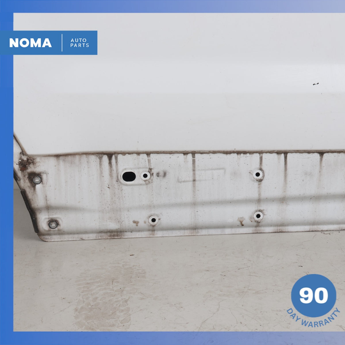 12-19 LR Range Rover Evoque L538 4DR Rear Right Side Door Panel Shell White OEM - photo 6