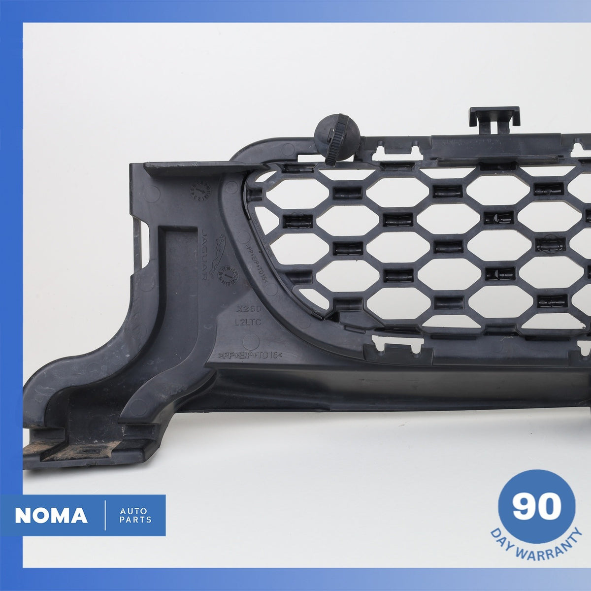 16-20 Jaguar X260 XF Front Bumper Lower Center Middle Mesh Grille OEM - photo 9