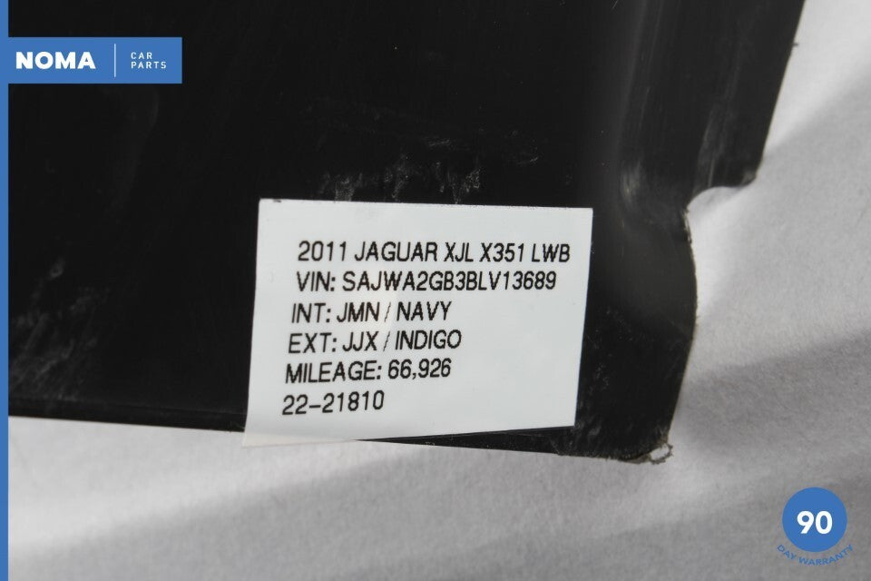 10-18 Jaguar XJL XJ XJR X351 Front Radiator Upper Top Deflector Shield Cover OEM - photo 11