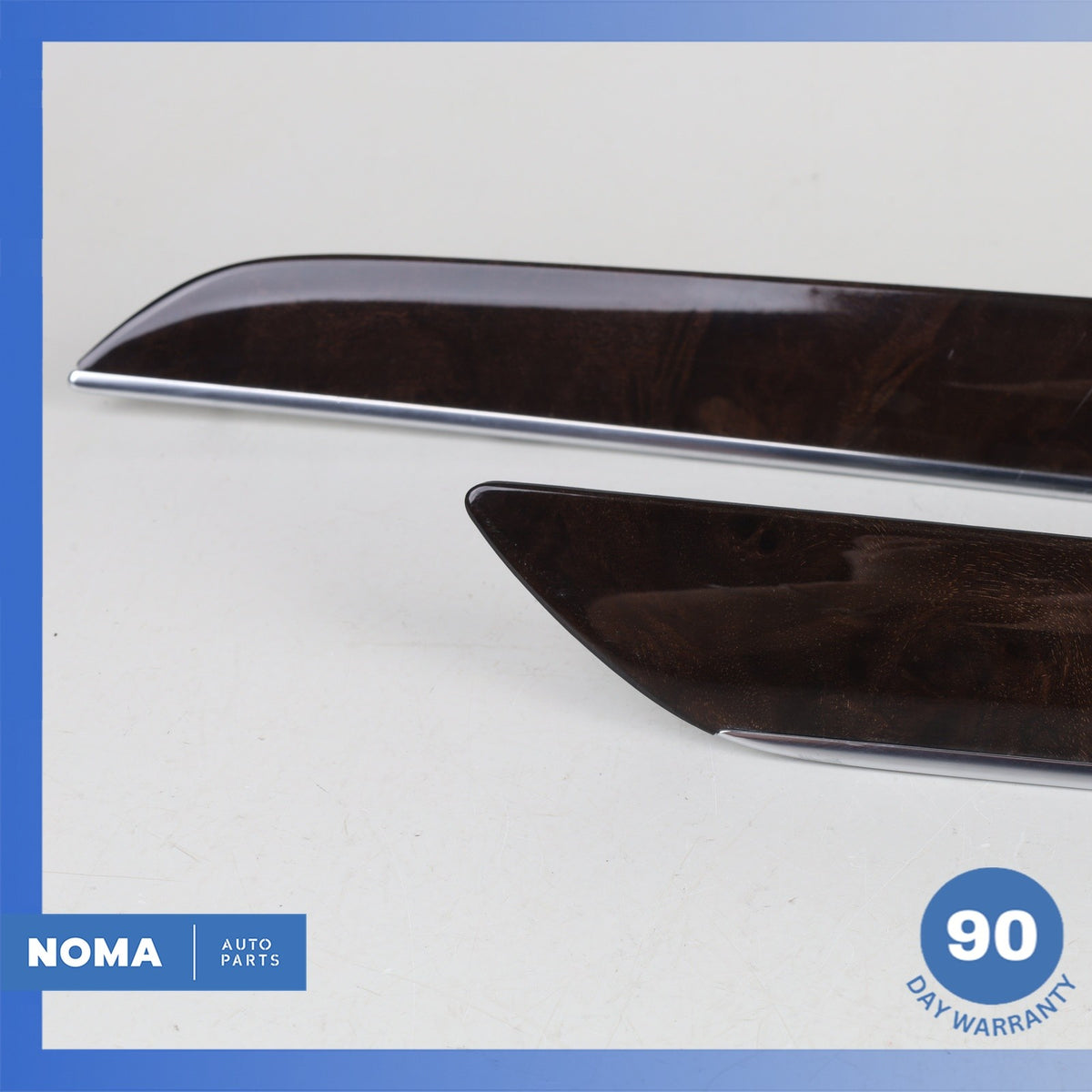Audi 8U Q3 Front Right & Left Door Cover Panel Trim Molding Set Wood OEM - photo 5